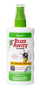 quantum health, buzz away extreme spray 2 oz is a plant based tick and mosquito alternative to DEET