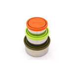 u-konserve moss round nesting trio are food grade stainless steel nesting containers. BPA-free.
