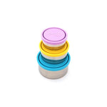 u-konserve sky round nesting trio are food grade stainless steel nesting containers. BPA-free.