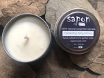 sapon rosemary may chang 4oz hand-crafted soy candles made in small batches using 100% USA soy wax