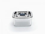 glass container, square - small