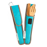 to-go ware bamboo utensil set - classic agave