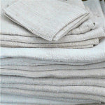 hemp/cotton bath towels, softer weave