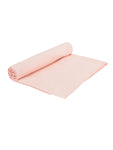 under the nile muslin swaddle blanket - light peach
