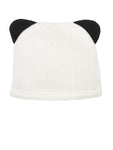 under the nile organic cotton panda knitted hat, 0 to 6 month