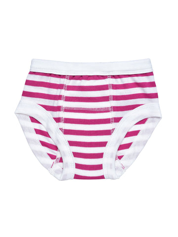 under the nile potty training pants, fuchsia stripe