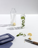 w&p peak water bottle ice tray - charcoal - example